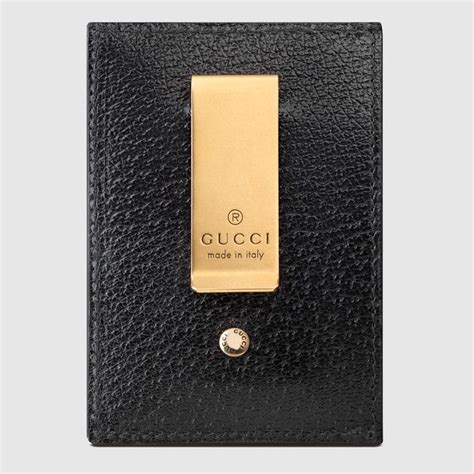 clipper wallet gucci|gg marmont leather money clip.